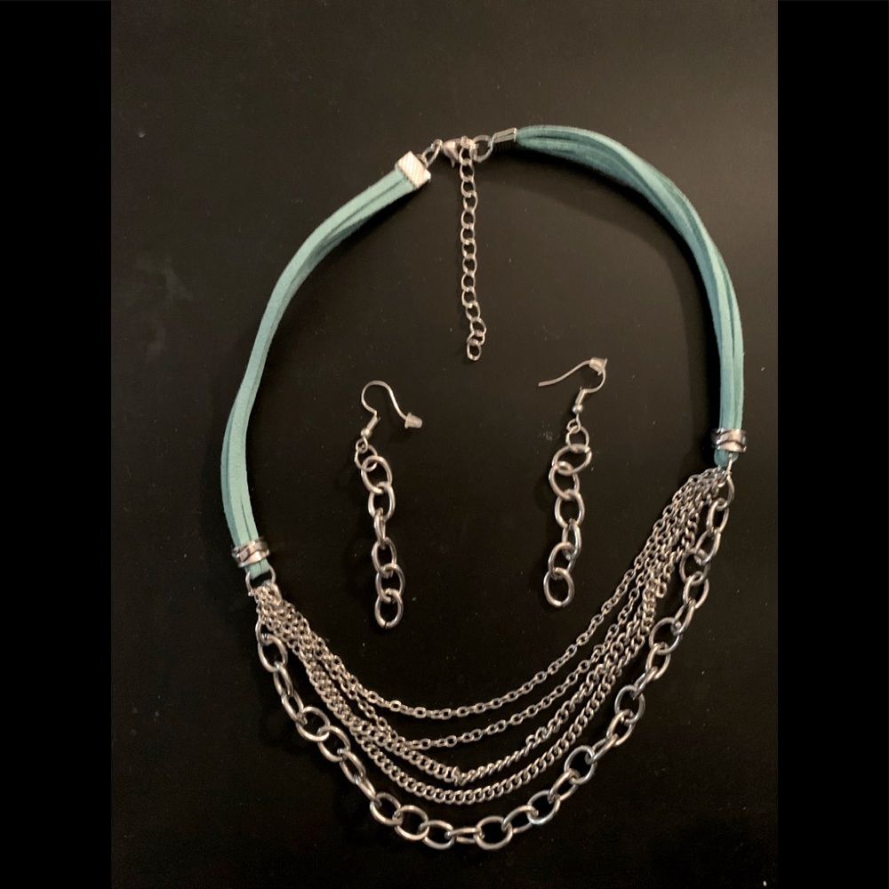Necklace and earrings